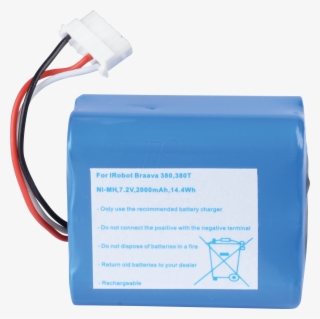 2000 Mah, Nimh For Irobot Braava 380 Frei #6044168
