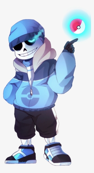 I Drew Le Trainertale/poketale Snas - Poketale Sans - Free Transparent ...