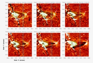 Overlaid On The Trace 195å195å Difference Images During - Visual Arts #6046193