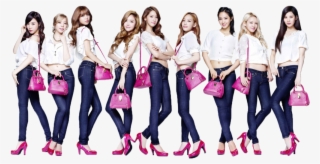Snsd Png Render For Jeans Samantha Thavasa By Chocoshim-d6l873m - Girls Generation #6046592