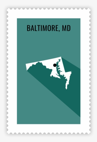 Baltimore, Md - Maryland Md Home State Slim Fit Case Grey Gray #6046657