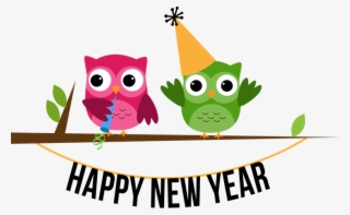 I Want To Wish You All A Very, Very Happy New Year - Happy New Year Owl Clip Art #6048045