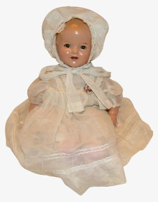 Vintage Ideal Flirty Eyes Composition Rare Molded Hair - Doll #6048105