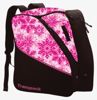 Pink Snowflake Style - Transpack Edge Junior Ski Boot Bag 2018 #6048736
