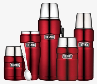 The Strong Partner For Any Adventurer - Thermos Stainless King Food Flask - 710 Ml, Cranberry #6050884