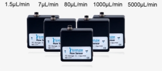 Five Microfluidic Flow Sensors Liquid #6051149