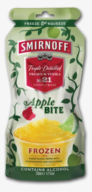 Smirnoff Apple Bite Frozen Pouch 250ml - Smirnoff Frozen Mango Sorbet Pouch #6051378