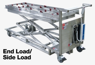 Portable Cadaver Scissor Lift With Rollers - Morgue #6051746