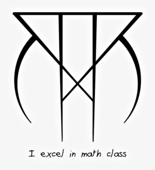 “i Excel In Math Class” Sigil Requested By Anonymous - Mikado Pl #6053389