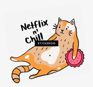 Netflix N Chill - Cat Grabs Treat #6053391