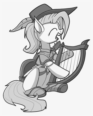 Petirep, Bard, Black And White, Buck Legacy, Card Art, - Cartoon #6053605