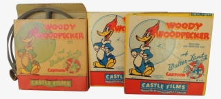 Vintage 8mm Castle Films Cartoon Movies Woody Woodpecker - Film #6053908