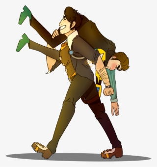 He Just Tosses Rhys Over His Shoulder Like A Wet Sack - Cartoon #6053910