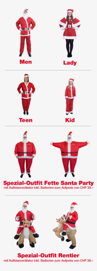 Santa Outfits - Standing #6055713