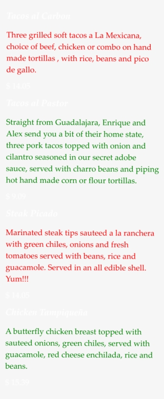 Cheese Served Tacos Al Carbon Three Grilled Soft Tacos - Taco #6056267