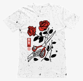 Speckled Cut Rose Tee - Active Shirt #6056437