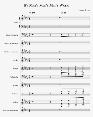 It S A Man's Man's Man's World By James Brown Sheet - Document #6056659