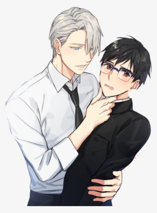 Наклейка Victor Nikiforov X Yuuri Katsuki » Yuri On - Yuri On Ice #6059052