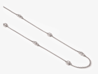 White Gold And Diamonds Necklace - Necklace #6062078