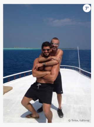 Fadi Fawaz Et Son Amoureux George Michael En Vacances - George Michael And Fadi Fawaz #6062952