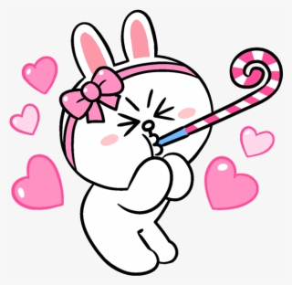 Linefriends Brown Cony Balloons Cute Party Birthday - Happy Birthday Rilakkuma #6063747