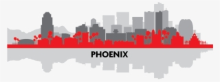 Phoenix Fire Protection Engineering - Phoenix Skyline Silhouette #6063805