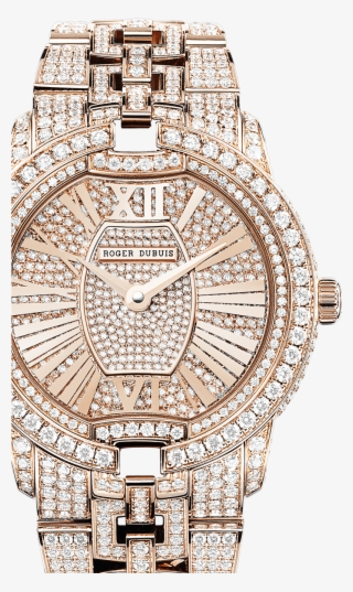 Pink Gold Fully Paved With Diamonds #6064114