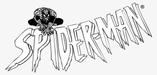 Spider Man Logo Black And White - Spiderman Black And White #6064462