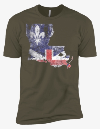 Vintage Baton Rouge Flag Louisiana Outline T-shirt - Saigon Motorcycle Club T Shirt #6067121