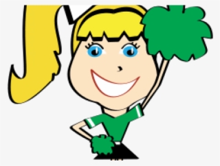 Cheerleader Clipart Happy Birthday - Cheerleading #6068212