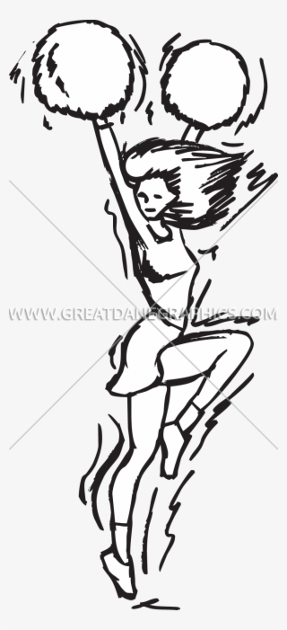 Cone Clipart Cheerleader - Sketch #6068623