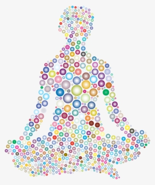 Yoga For Children Physical Fitness Exercise Lotus Position - Colorful Yoga Poses Silhouettes #6068943