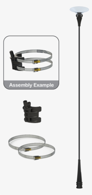 Reusable Vinyl Balloon Light Pole Kit - Street Light #6069042