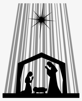 Nativity Scene Nativity Of Jesus Manger Bethlehem Child - Transparent Nativity Silhouette #6069677