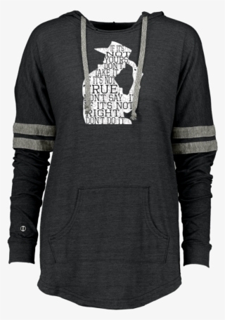 Cowboy Silhouette White Ladies Hooded Low Key Pullover - Sweatshirt #6069679