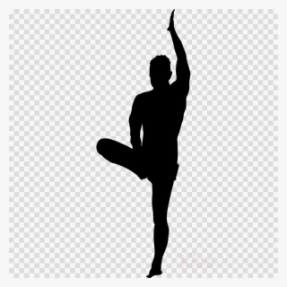 Yoga Poses Silhouette Male Clipart Yoga Clip Art #6072139