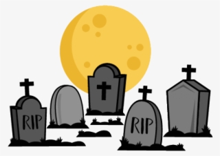 Cemetery Clipart Silhouette - Clipart Cemetery #6073501