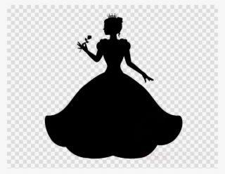 Princess Silhouette Png Clipart Royalty-free #6074094