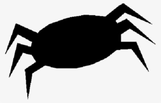 Crab Insect Decapods Silhouette Monochrome Photography - Spider Drawing Black #6075239