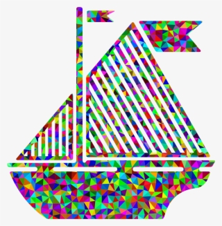 This Free Icons Png Design Of Low Poly Prismatic Sail #6075451