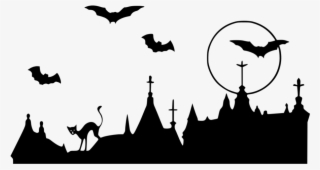 Halloween Clipart Halloween Bat Silhouette - Halloween #6075544