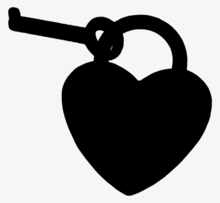 Key To The Heart Silhouette Black Love - Stock.xchng #6076208