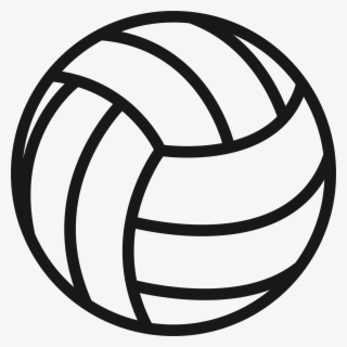 Volleyball Silhouette Png 배구공 Png 무료다운로드 Free Volleyball - Cartoon Easy Volleyball #6077256