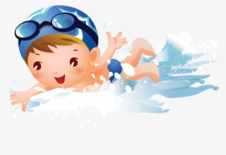 Svg Transparent Library Child Clip Art Transprent Png - Swimming Boy Clip Art #6077259