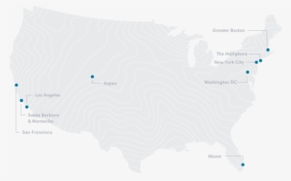 Compass Offices - Black Us States Map #6079256
