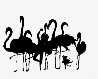 Silhouette Flamingos Ftestickers - Flamingo #6080423