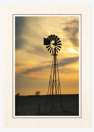 Windmill At Sunset - Windmill #6080660