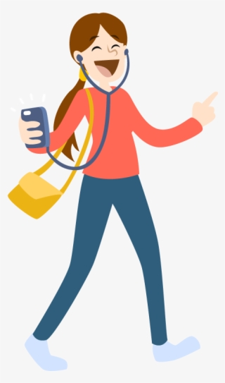 Clip Art Portfolio Categories Designshop Page Cartoon - Listening Music Cartoon Png #6081718