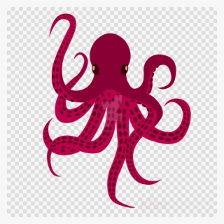 Octopus Silhouette Drawing Clipart Octopus Silhouette - Silhouette Octopus Transparent Background #6082105