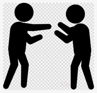 Silhouette People Fighting Png Clipart Computer Icons - Clipart Black ...